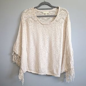 UO staring at stars dolman sleeve poncho sweater